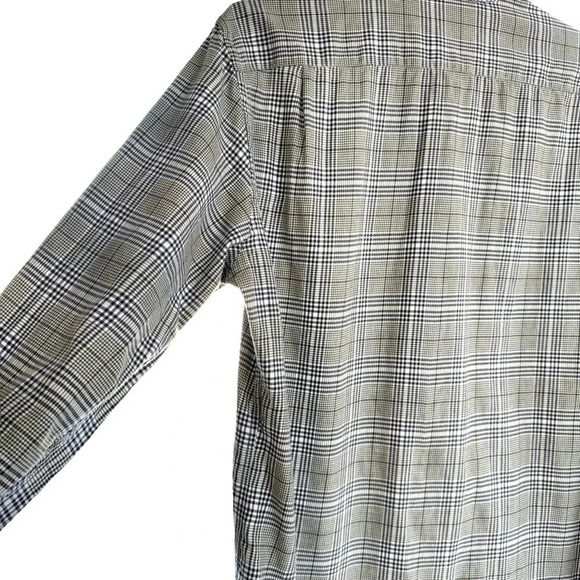 Ermenegildo Zegna Striped Classic Plaid Dress Shirt Large - Picture 6 of 9